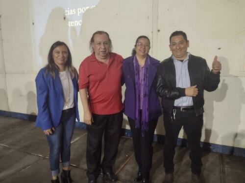 Con Luis Armando Sánchez y Verónica Pérez, de Orizaba, Veracruz.