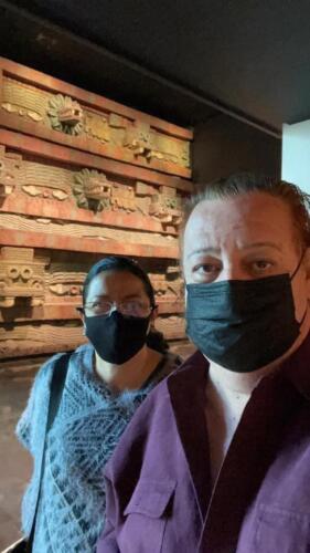 La Lic. Doris y el Profesor Francisco Mendoza