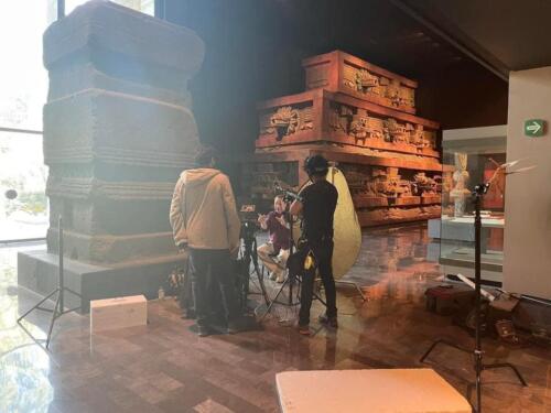 Entrevista en el museo de Antropología para el programa alemán “Terra X”