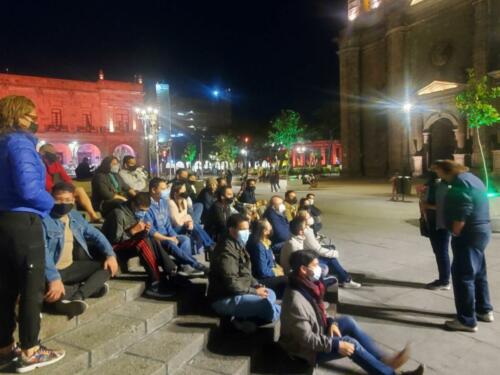 Con nuestros amigos de Guadalajara.