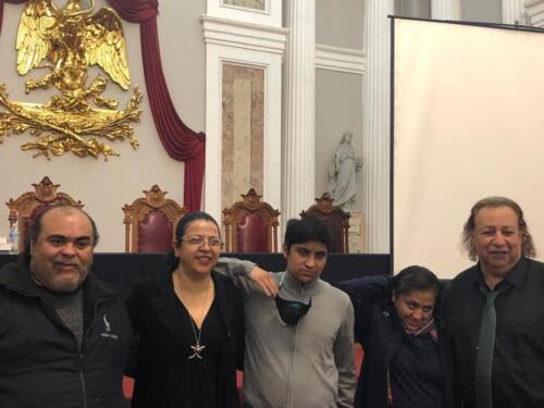 Con la familia Ortega Alcántara