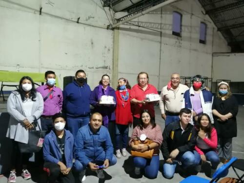Alumnos de la Escuela Secundaria y Bachilleres Profra. Rosa Guerrero Ramírez de Fortín de las Flores, Ver.